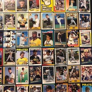 64 Pittsburgh Pirates baseball cards Barry Bonds Willie Stargell Bryan Reynolds